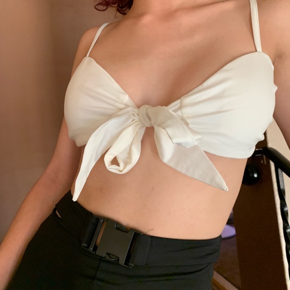 Tiger Mist Tops - Tiger mist tie up top